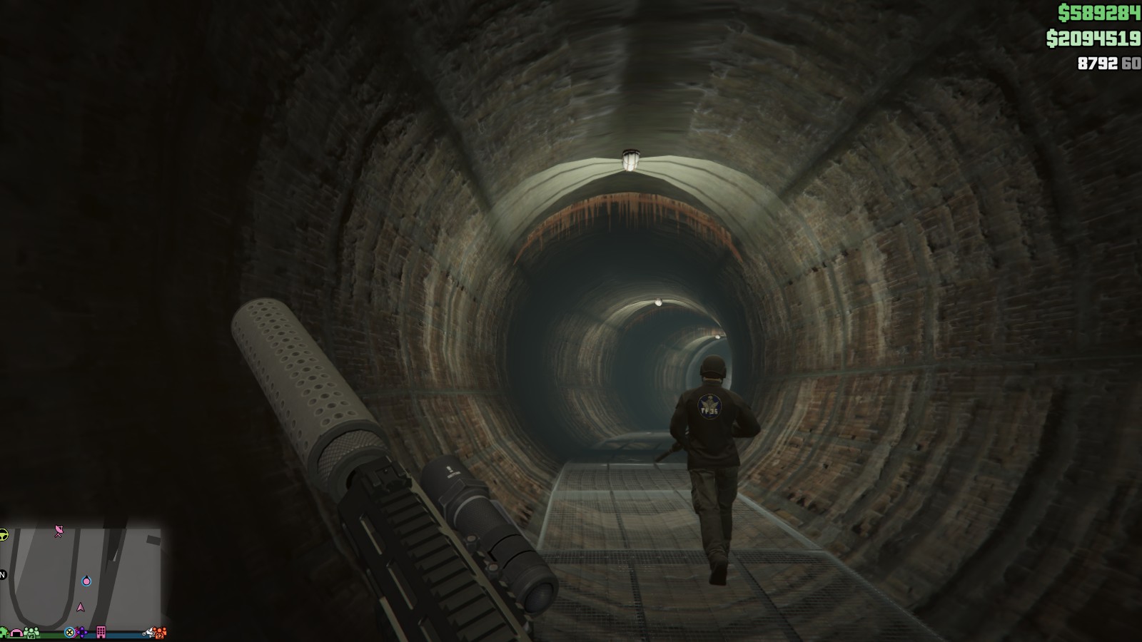 In Tunnel During Op
